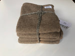 Set of 4 Pillow Case Light Brown